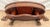 Antique Tiger Oak Oval Coffee Table, Carved Paw Feet, Drawer, Shelf, By: Piqua For Sale - Image 11 of 12