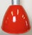 Large Industrial Red Painted Factory Lamp from Elektrosvit, 1960s For Sale - Image 4 of 16