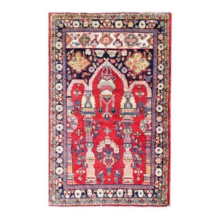 Mid 20th Century Persian Meshkabad Rug For Sale
