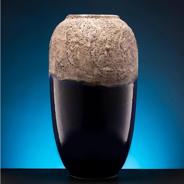 Ceramic Lava Ceramic Vase from Scheurich Pottery, 1970s For Sale - Image 7 of 9