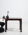 1900-1909 United Kingdom Deep Ebony Black Ebonized Console Table For Sale - Image 4 of 11