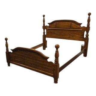 Late 20th Century King Size Solid Wood Cochrane Bed Frame – Real Wood – Great Quality For Sale