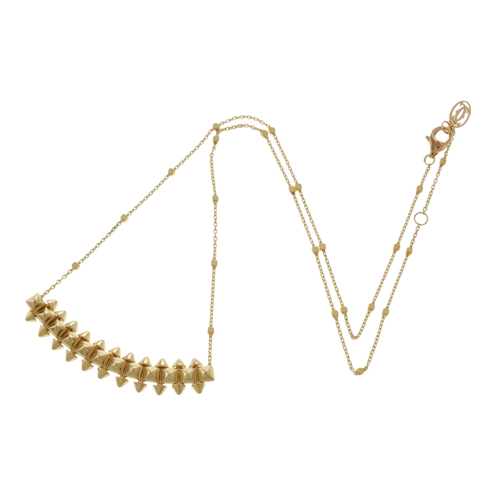 Cartier Crash De Necklace 18K Gold K18 Pink Unisex Chairish