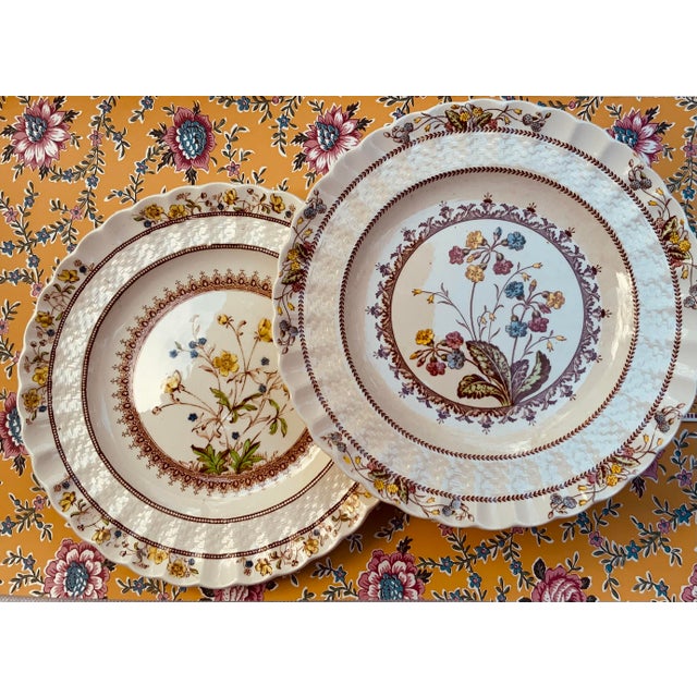 1930s Copeland Spode Cowslip Bone China Dinnerware Set, 8 Pieces For Sale - Image 6 of 18