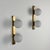 1960s Stilnovo Brass and Opaline Glass Double Sconces, Italy, 1960s, Set of 2 For Sale - Image 5 of 18