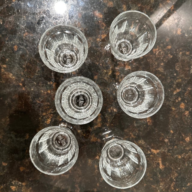 Minimalism Vintage Minimalism Tapered Glassware - Set of 6 For Sale - Image 3 of 6