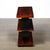 Art Deco Machine Age 3-Tier Walnut Side Table W/ Black Lacquer Round Support For Sale - Image 12 of 14