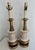 Stiffel Mid-Century Modern Crackle Glazed Brass Table Lamps - A Pair For Sale In Houston - Image 6 of 11