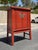 Antique Chinese Asian Red Lacquer Butterfly Cabinet ~ Wedding Storage Chest For Sale - Image 4 of 16