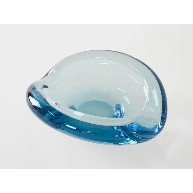 Glass Vintage Danish Glass Plate by Per Lütken for Holmegaard, 1960s For Sale - Image 7 of 9