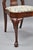 Late 20th Century Vintage Queen Anne Style Crotch Mahogany Dining Room Side Chairs - A Pair For Sale - Image 5 of 12