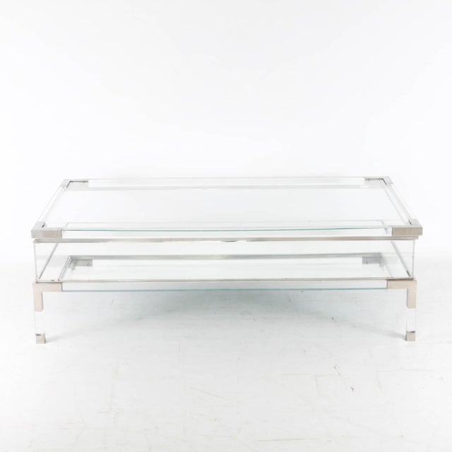 Plastic Coffee Table with Display Case, 1980s For Sale - Image 7 of 16