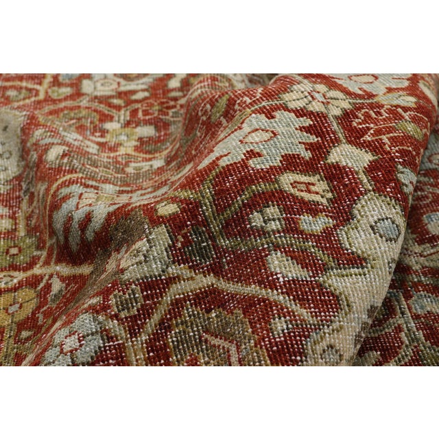 Early 20th Century Antique Persian Mahal Rug, 09'00 X 12'05 For Sale In Dallas - Image 6 of 10