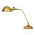 1920s Rare Early Art Deco Industrial Machine Age Brass Elegant Articulating Lamp O C White Faries Era For Sale