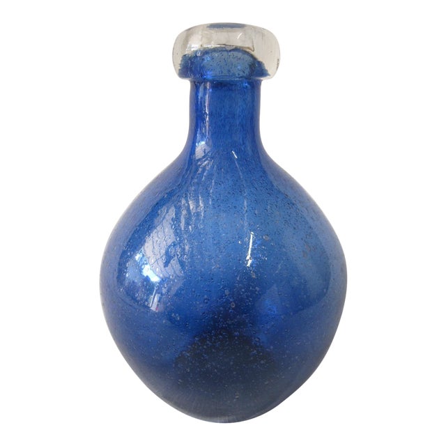 Mexican Glass Vase Chairish
