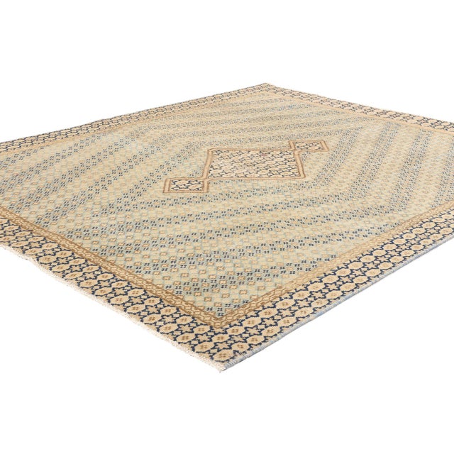 Vintage Persian Kerman Rug - 05'03 X 06'01 For Sale - Image 4 of 13