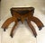 Antique, Oak With Spoon-Carvings, Victorian-Era or Eastlake Style Foot/Vanity Stool, Cabriole Legs, Centralized Drop-Pendant Under Seat, Circa 1890’s For Sale In South Bend - Image 6 of 10