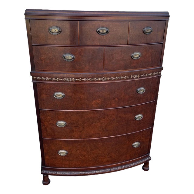 Romweber Bowfront Chest of Drawers For Sale
