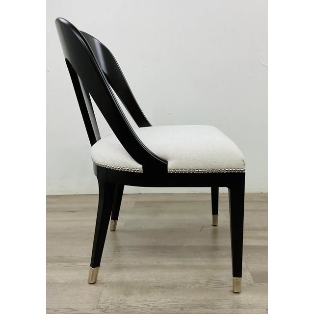 Modern Theodore Alexander Modern Spencer London Dining Chairs Set of 4 For Sale - Image 3 of 9