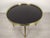 Metal Coffee Table in Brass and Black Glass, 1970s For Sale - Image 7 of 16
