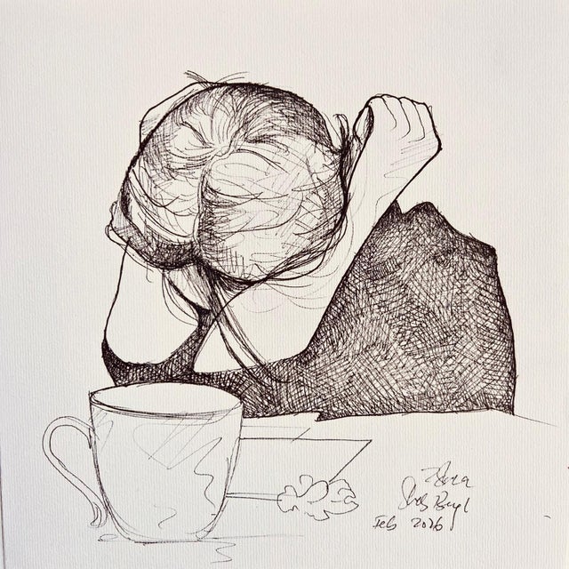 Original - This listing is for a framed ink on paper drawing, with a certificate of authenticity. Artwork without frame:...