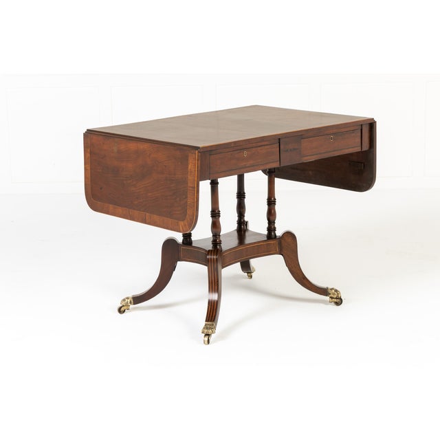 Large Early 19th Century Mahogany Sofa For Sale - Image 5 of 10