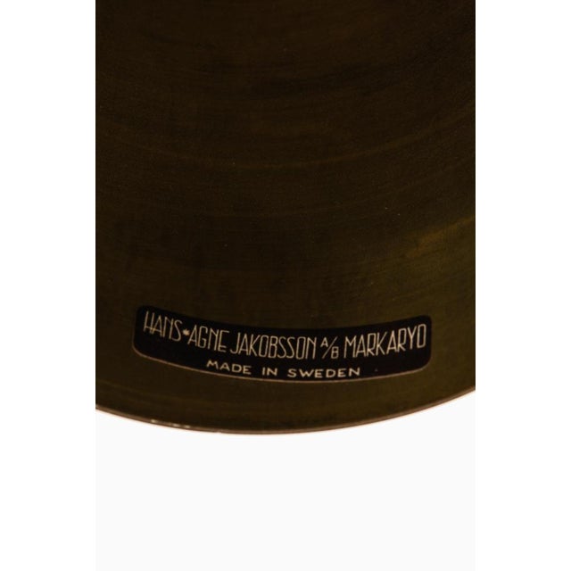 Ceiling Lamp with Blue Glass Globe from Hans-Agne Jakobsson, 1960s For Sale - Image 6 of 12