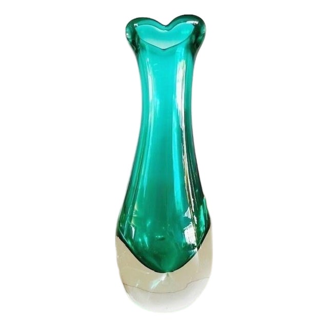 Mid-Century Murano Glass Chambord Vase from Fratelli Toso, 1950s For Sale