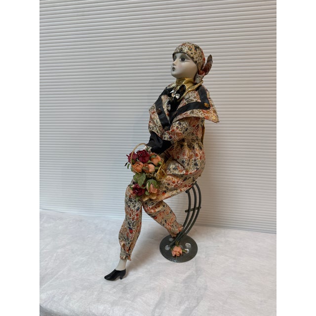 Design Plus Gallery presents an Elaborate Porcelain Doll in the Art Deco Style of a Gypsy by John Bromley. The feminine...