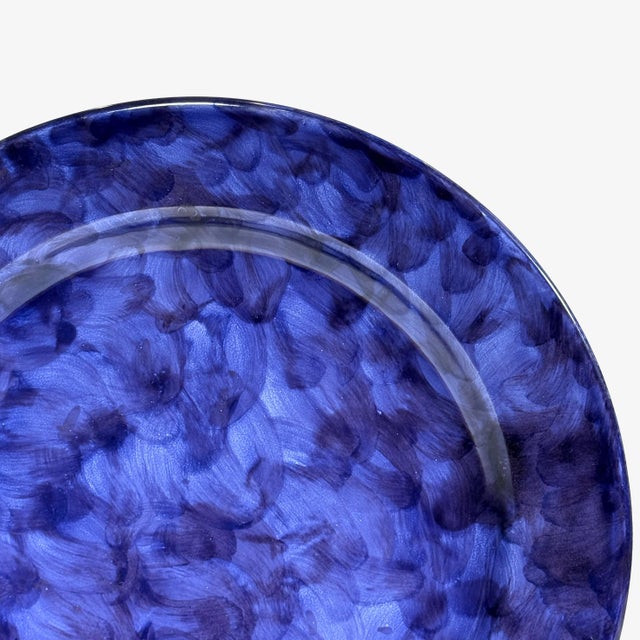 Italian Stratificata 4-Piece Hand-Painted Italian Place Setting For Sale - Image 3 of 11