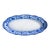 Mid 20th Century Blue Flow Melbourne Platter For Sale