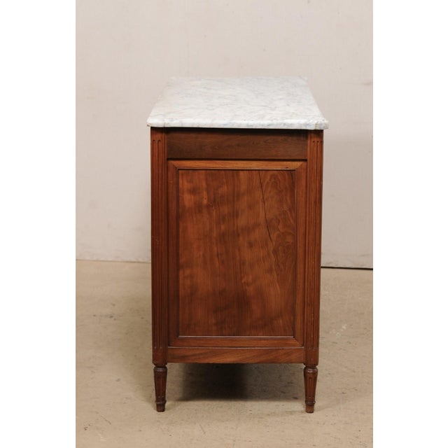 French French Mahogany Marble Top Cabinet, C. 1820 For Sale - Image 3 of 11