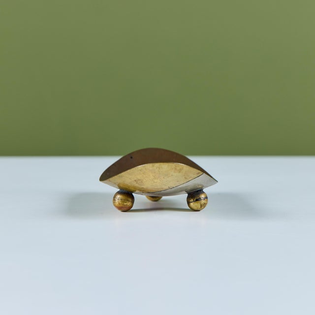 Metales Casado Mexican Brass and Copper Dish For Sale - Image 14 of 15