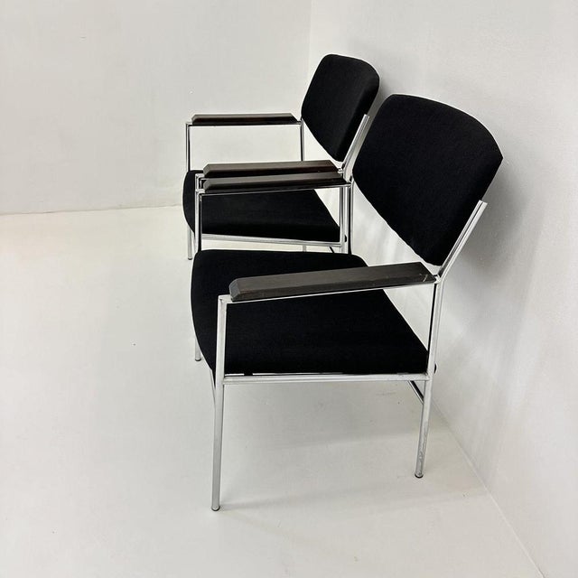 Metal Vintage Lounge Chair by Gijs Van Der Sluis, 1970s For Sale - Image 7 of 16