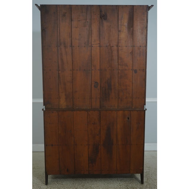 Antique Early 19th Century Walnut Stepback Cupboard For Sale - Image 18 of 18
