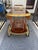 Hollywood Regency Vintage Wood Inlay Bar Cart Brass For Sale - Image 3 of 4