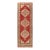Vintage Lightly Distressed Oushak Area Rug 3ft 7in X 10ft 8in For Sale