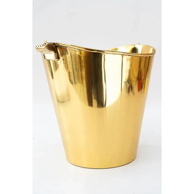 Metal Art Deco Brass Champagne Bucket, Vienna, Austria, 1920s For Sale - Image 7 of 7