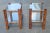 Traditional Regency Style Faux Bamboo Mahogany Two Tier Glass Side Tables. A Pair For Sale - Image 3 of 13