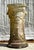 Vintage Regency Cast Cement Swag Pedestal For Sale - Image 4 of 14