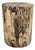 Organic Modern Natural Wood Accent Table/Stool For Sale