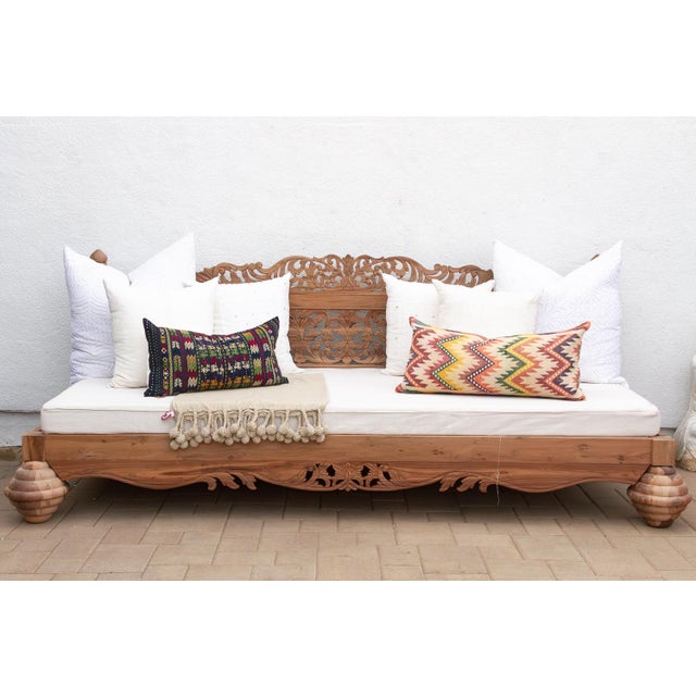 Channeling the relaxed grandeur of an ancient Balinese Royal Pavilion (Bale), this daybed is more than furniture—it is a...