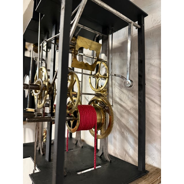 A Late 19th Century Morbier Works for a Tall Case Clock From Jobert Horloger at St Laurent Mâcon For Sale - Image 9 of 15