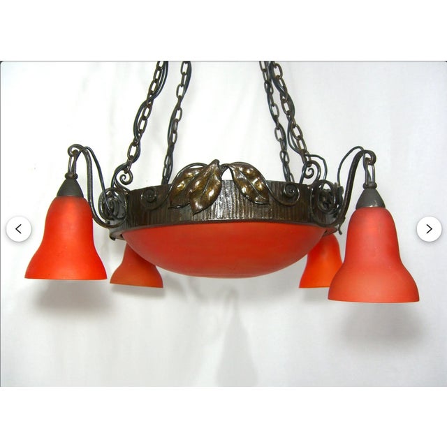 A superb work of glass art, created by legendary french designer jacques mouynet for "schneider verreries-france", pate de...