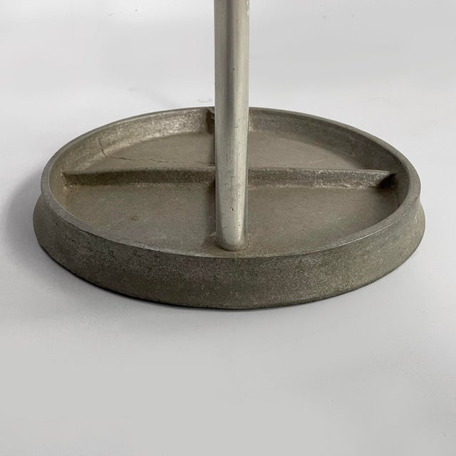 Italian Art Deco Round Umbrella Stand in Metal, 1930s For Sale - Image 16 of 18