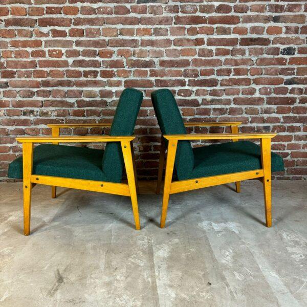 Vintage Armchairs, Denmark, 1961, Set of 2 For Sale - Image 6 of 7
