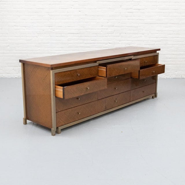 Fabrizio Smania for Studio Smania, Credenza Collezione Lacor, 1976. Rare large Italian chest of drawers or sideboard with...