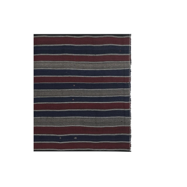 Turkish Organic Hemp Sisal Kilim Rug 5'8" X 11'9" For Sale - Image 4 of 11