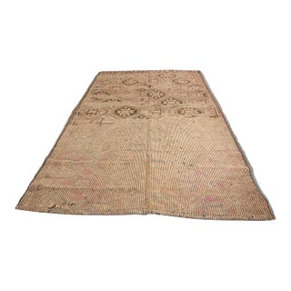 Vintage Oushak Kilim Rug For Sale