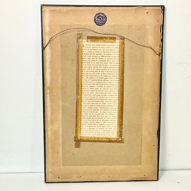 Antique English Victorian 1824 Vanity Fair Published Illustration Reproduction Lithograph. For Sale - Image 12 of 14